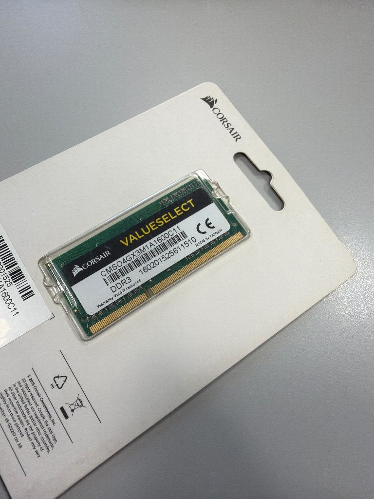 Corsair DDR3 4GB SODIMM, Informatique & Logiciels, Neuf, DDR3, Enlèvement, Laptop