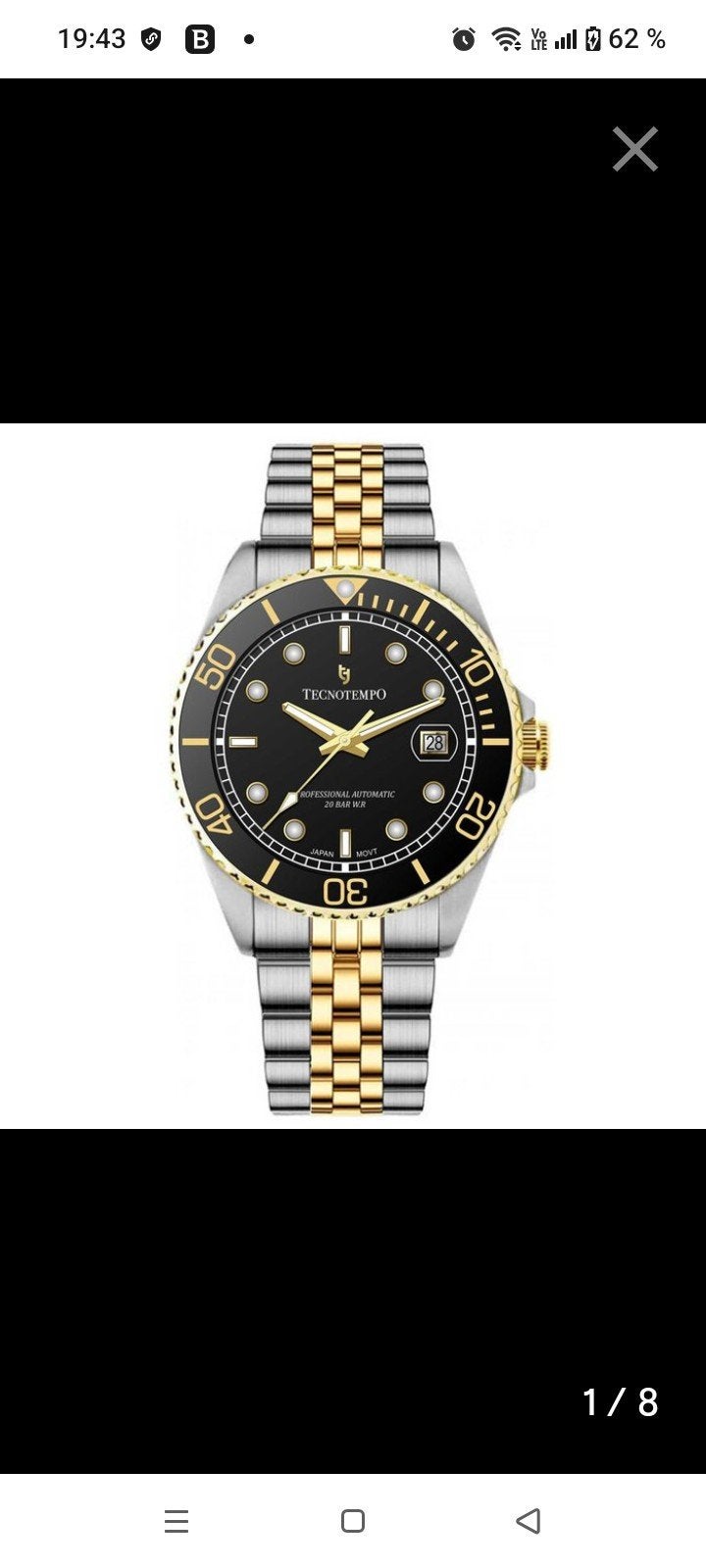 Montre mécanique, Bijoux, Sacs & Beauté, Autres marques, Enlèvement ou Envoi, Acier, Acier