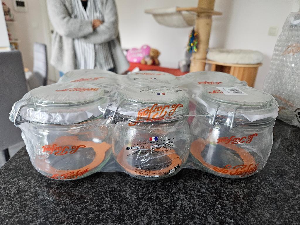 Le Parfait - Bocaux Super - 0,5L, Lot de 6, Neuf, Verre ou Verres, Verre, Enlèvement