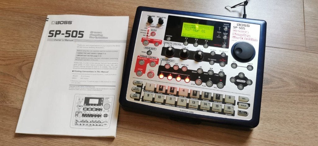 Boss SP-505 Groove Sampling Workstation, Muziek en Instrumenten, Samplers, Ophalen of Verzenden, Zo goed als nieuw