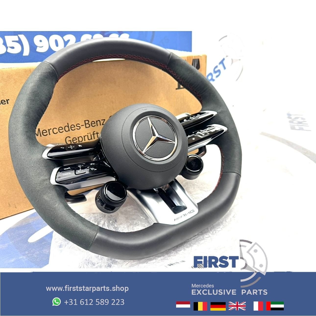 AMG STUUR Mercedes C63 CLE63 E63 GLC63 GLE63 S63 AMG STUUR W, Utilisé, -, -, Enlèvement ou Envoi
