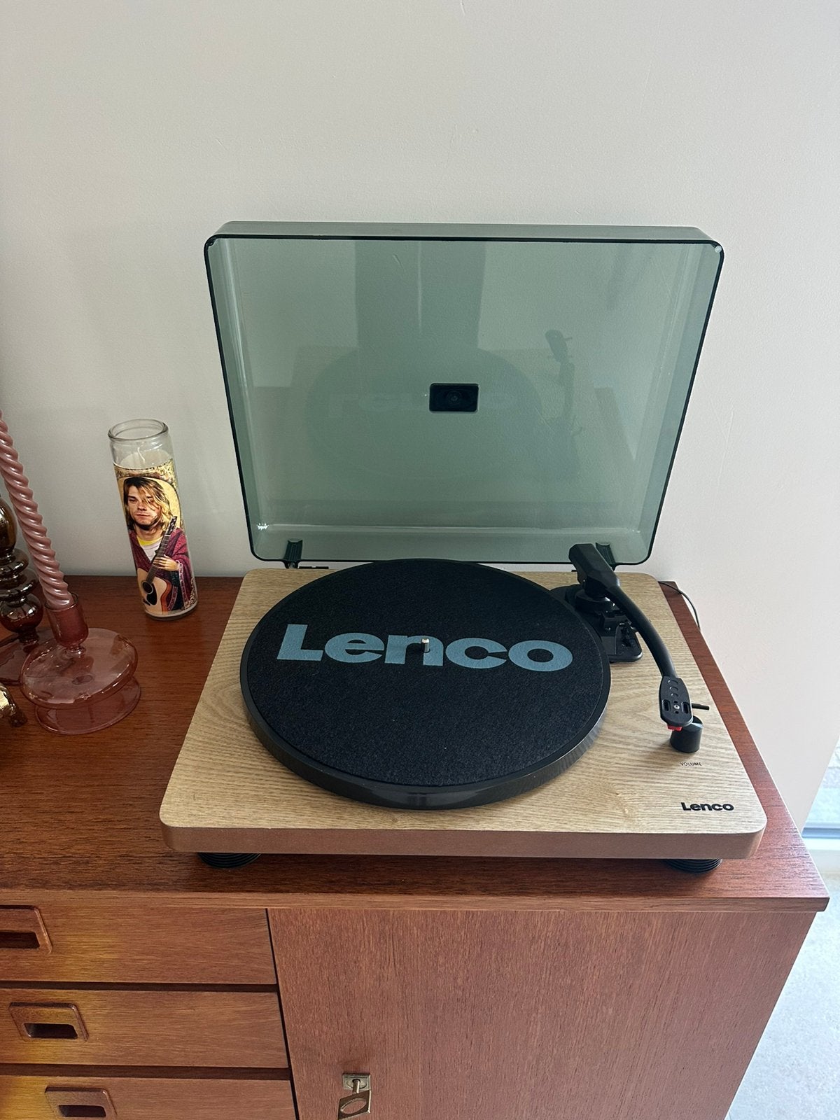 Lenco platenspeler, Audio, Tv en Foto, Ophalen of Verzenden, Zo goed als nieuw, Platenspeler
