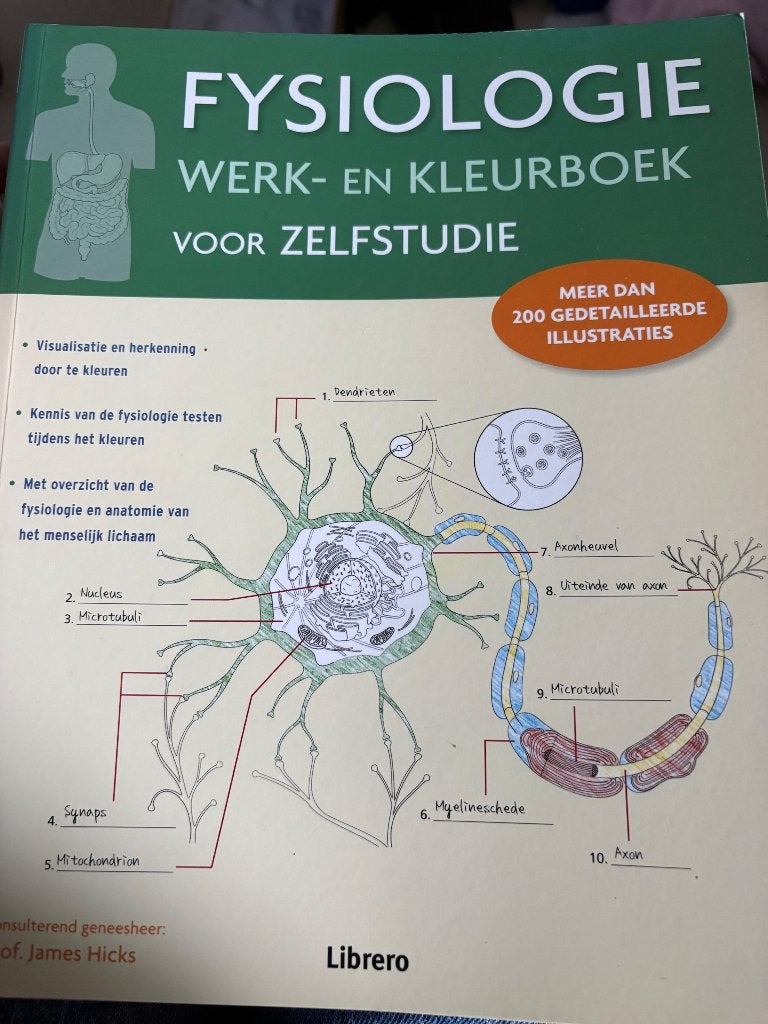Fysiologie leerboek / kleurboek, Boeken, Gelezen, James hicks, Biologie, Ophalen of Verzenden