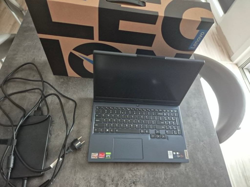 Lenovo Legion 5 Ryzen 7 RTX 3060 Gaming Laptop 120Hz, Informatique & Logiciels, Ordinateurs portables Windows, Qwerty, Utilisé