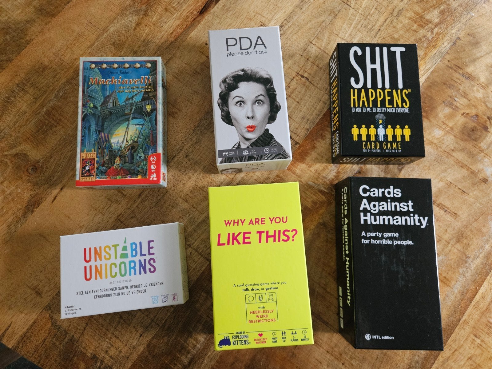 Diverse gezelschapsspellen party games, Ophalen of Verzenden, Zo goed als nieuw