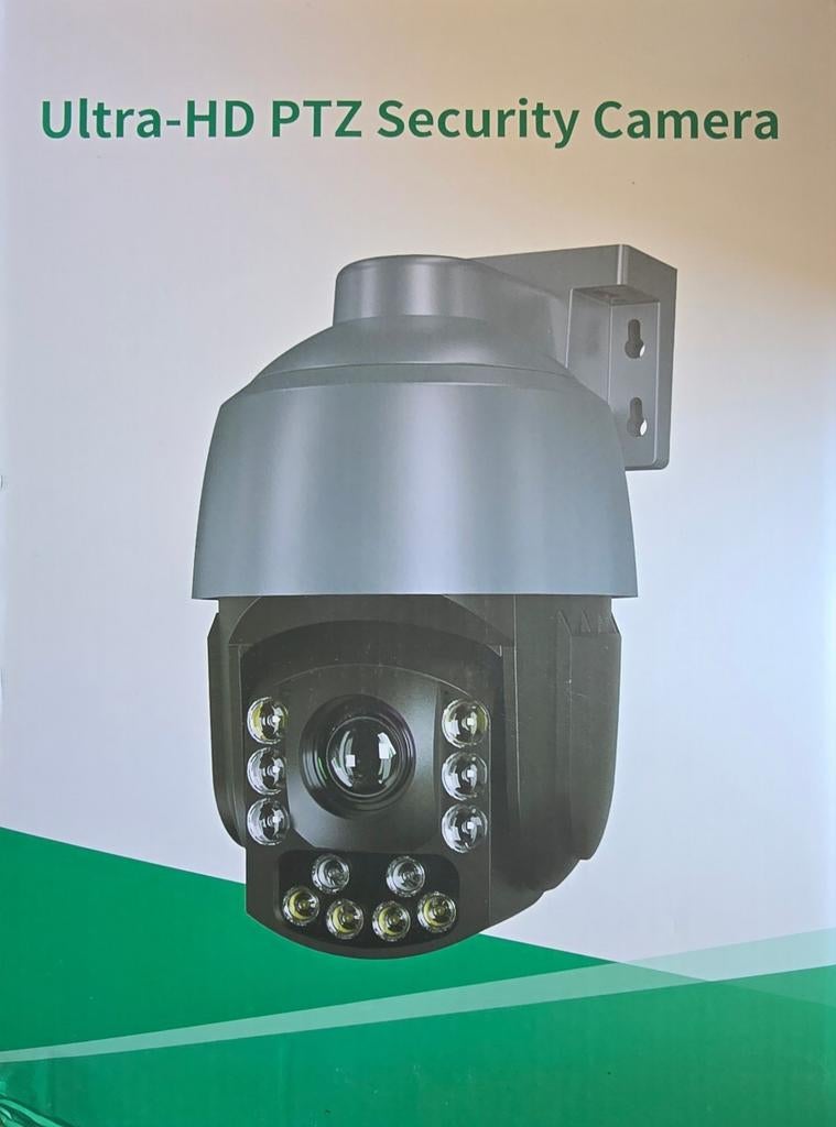 Ultra HD PTZ Security Camera, Audio, Tv en Foto, Videobewaking, Ophalen