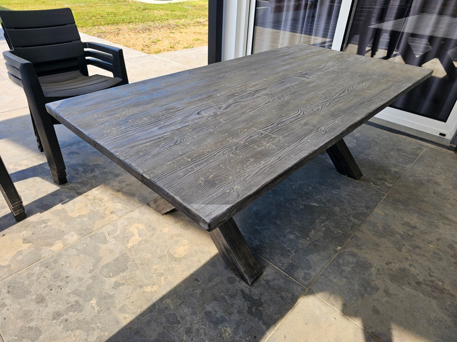Tuintafel, Ophalen