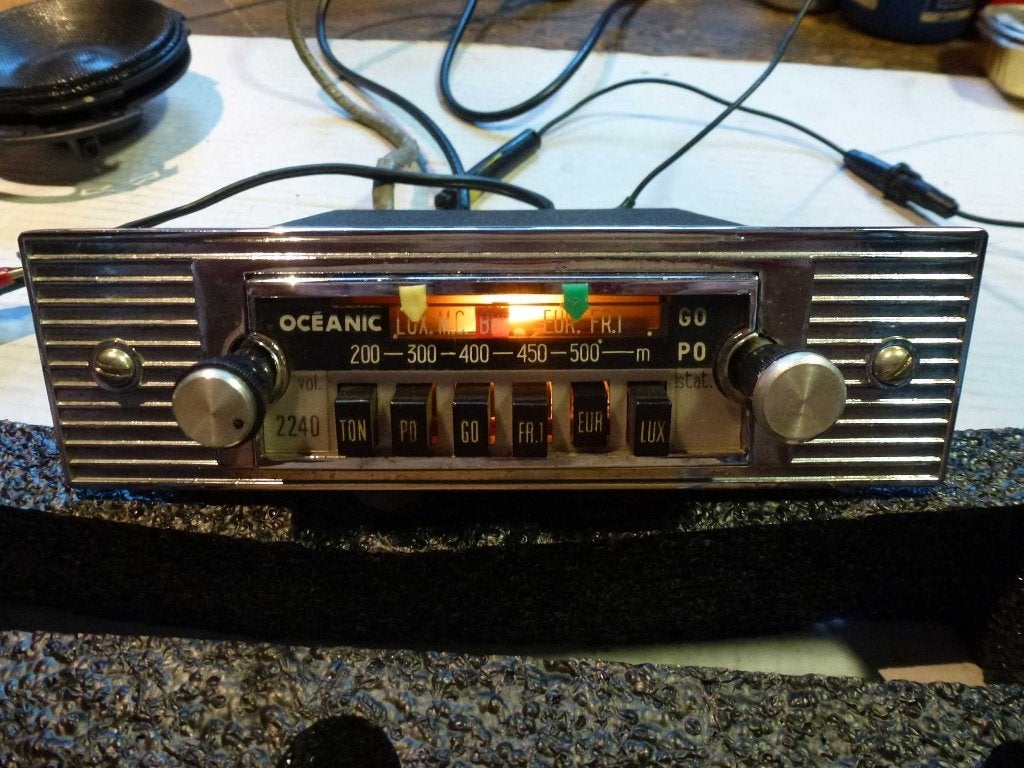 OCEANIC 2240 autoradio uit de jaren 50 voor Ancestor, Ophalen of Verzenden, Gebruikt, Renault