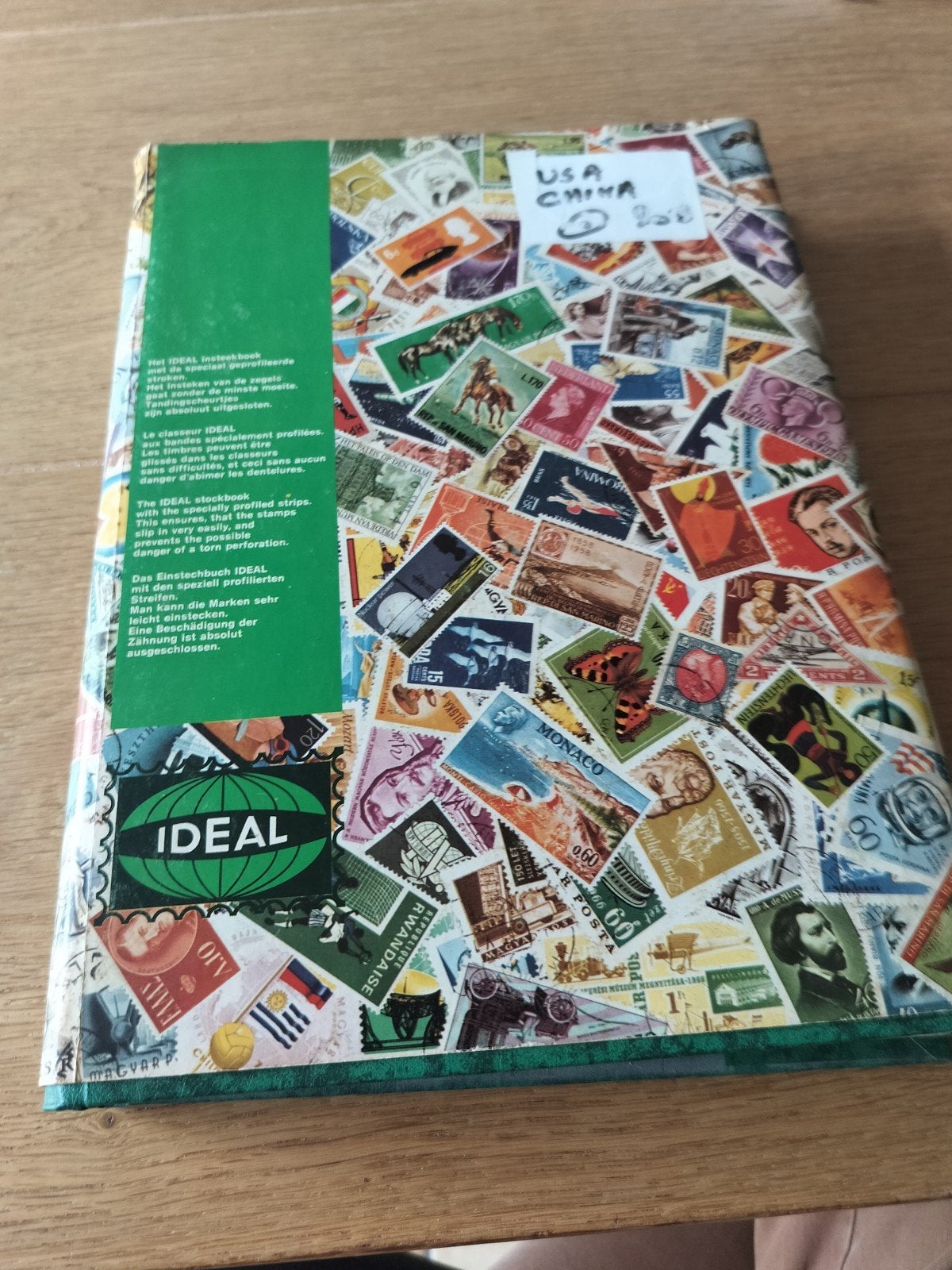 Album de timbres Idéal - France, États-Unis et Chine estampi, Enlèvement ou Envoi