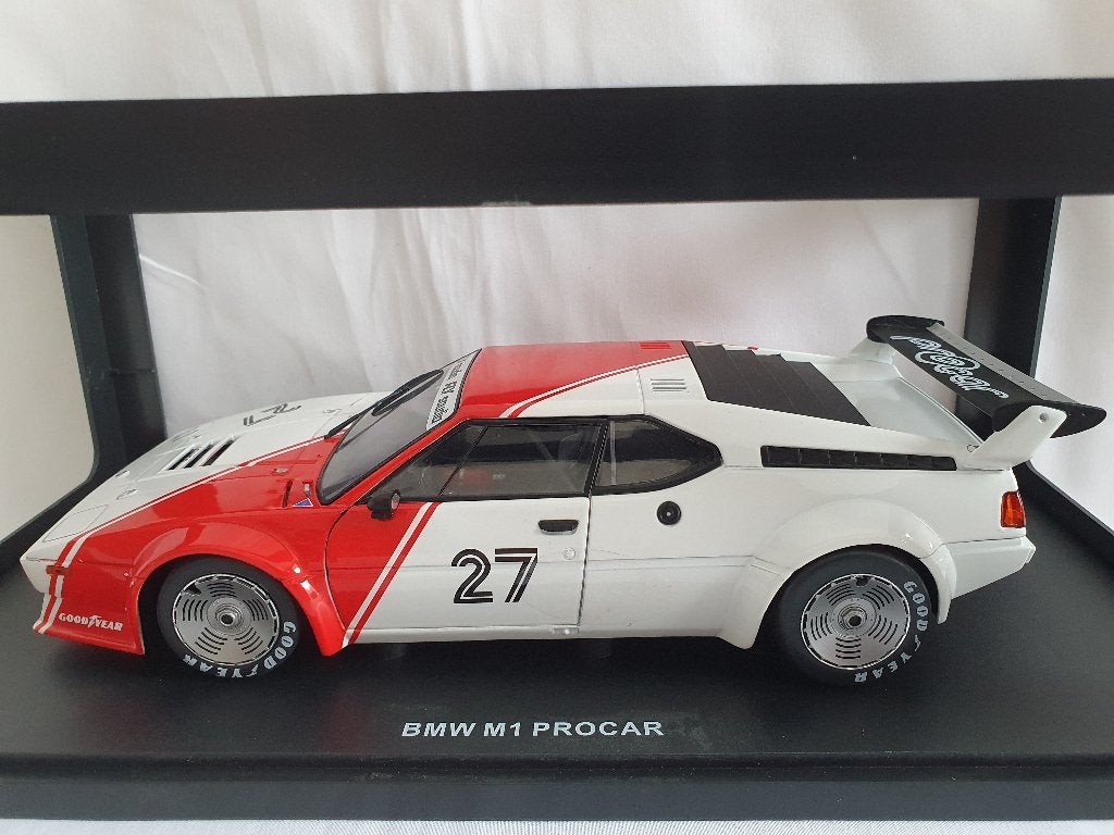BMW M1 ProCar Series 1980 Alan Jones Werk83 1:18, Ophalen of Verzenden, Nieuw, Auto, Overige merken