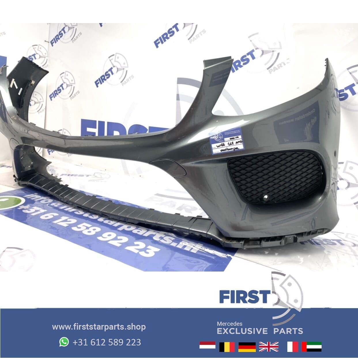 W166 GLE AMG VOORBUMPER A1668851538 Mercedes 2015-2019 ORIGI, Utilisé, -, Avant, -