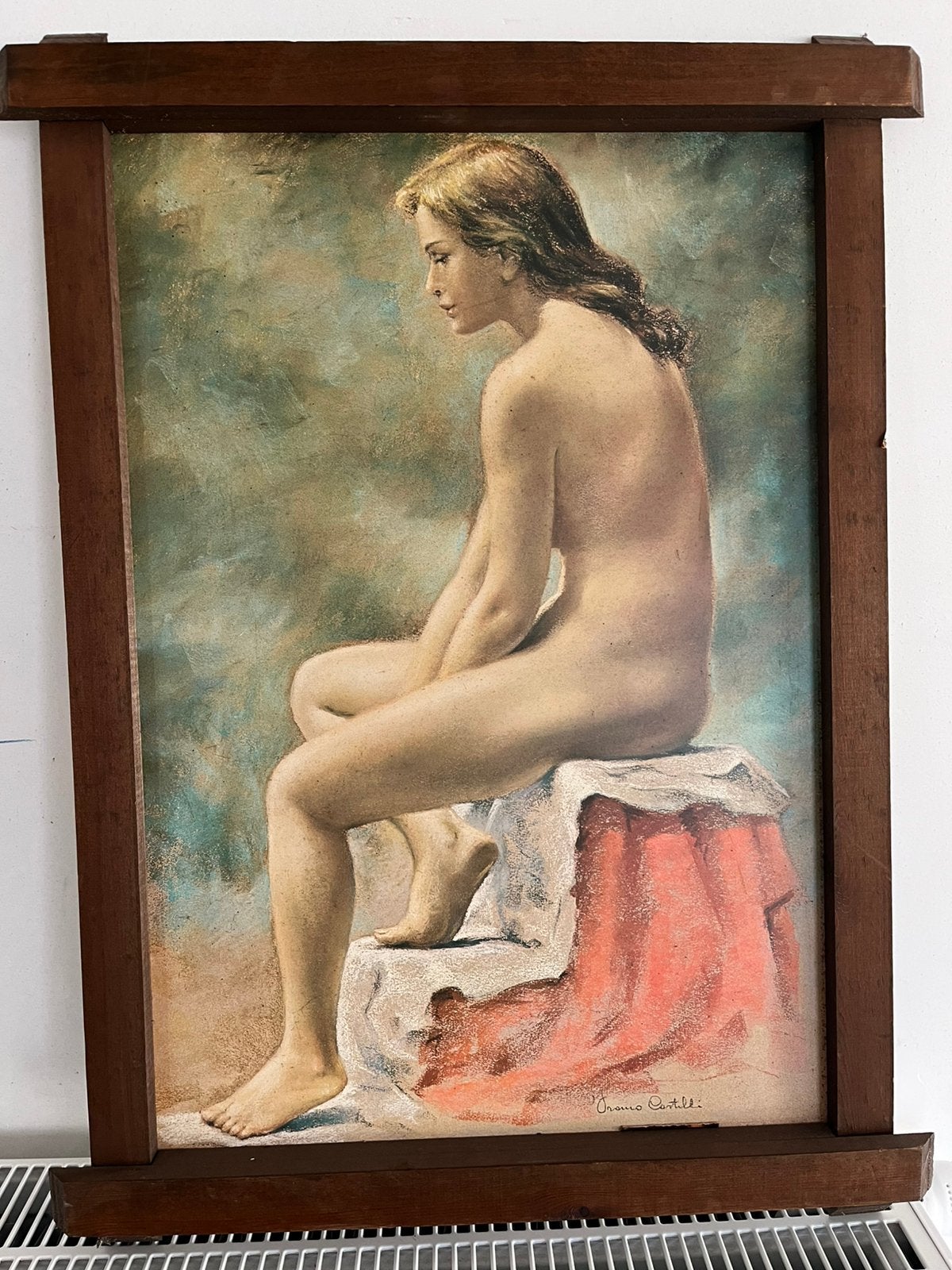 tableau de l'artiste italien Franco Castelli, Antiquités & Art, Art | Peinture | Classique, Enlèvement