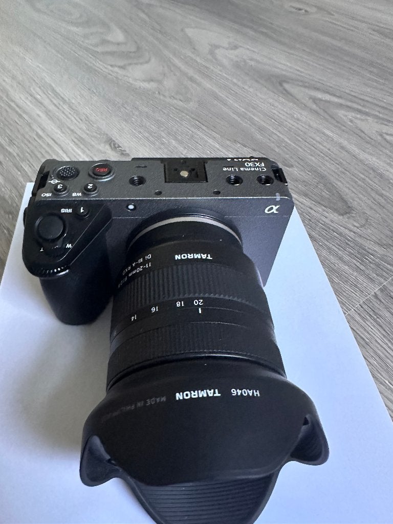 Sony Cinema Line FX30 + lens + 2 accu's,  zo goed als nieuw, Audio, Tv en Foto, Ophalen, 20x of meer, Zo goed als nieuw, Sony