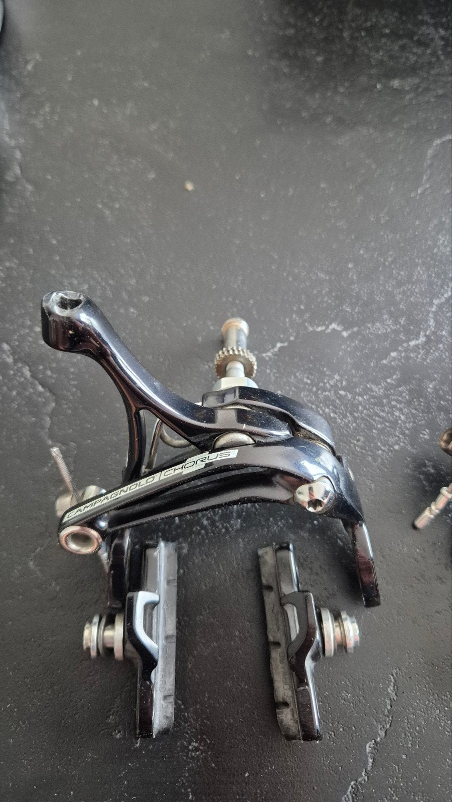 Campagnolo chorus velgremmen, Fietsen en Brommers, Fietsonderdelen, Ophalen, Remmen, Campagnolo, Zo goed als nieuw