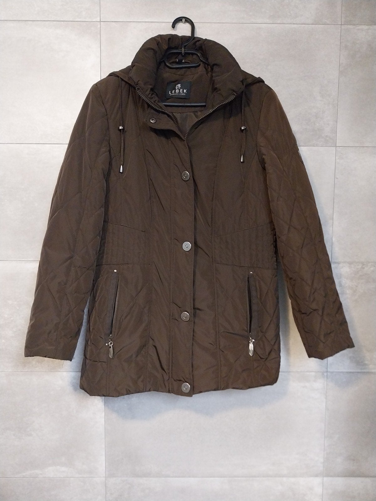 Dames winterjas Lebek, Kleding | Dames, Lebek Barbara, Ophalen of Verzenden, Maat 38/40 (M), Bruin