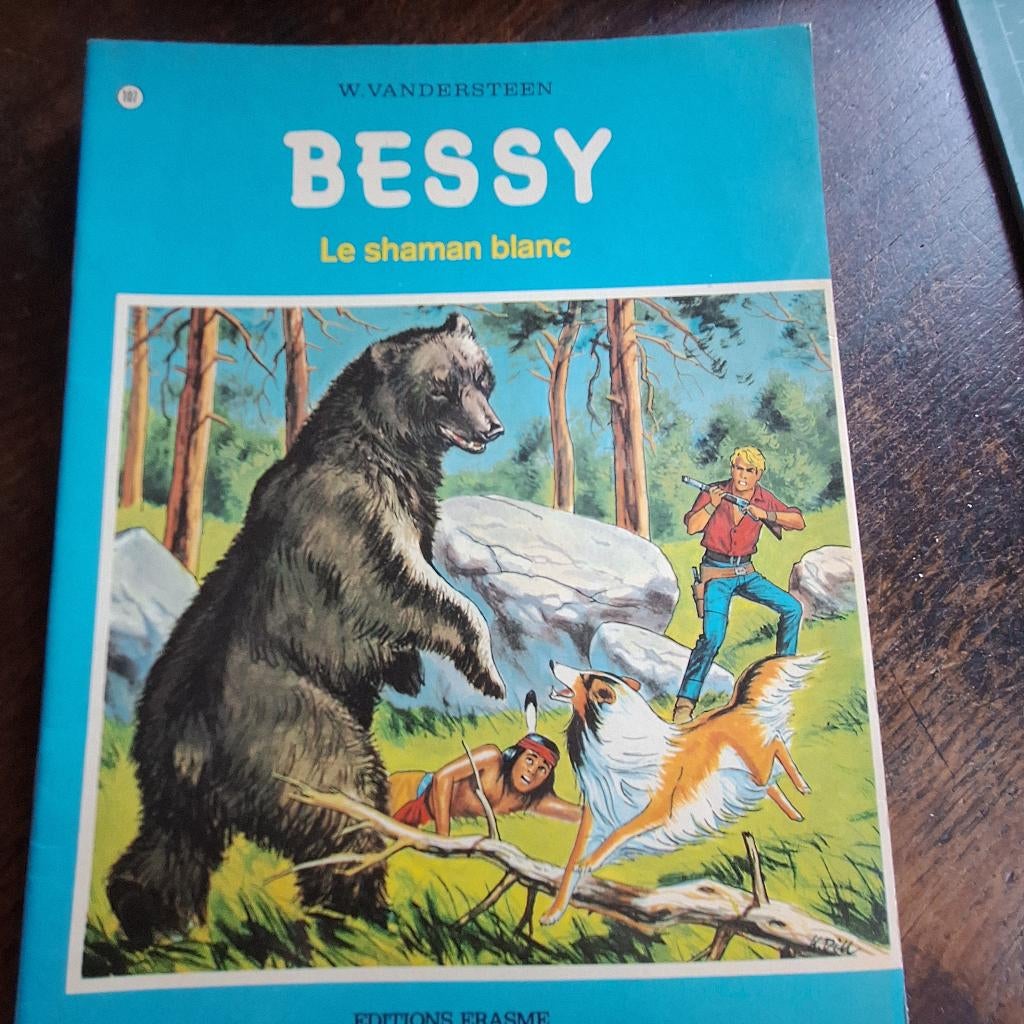 bessy le shaman blanc w.vandersteen, Willy Vandersteen, Une BD, Utilisé, Envoi