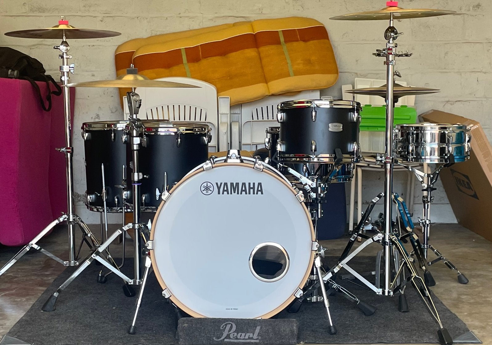 Yamaha Tour Custom - all maple, Muziek en Instrumenten, Ophalen, Zo goed als nieuw, Yamaha