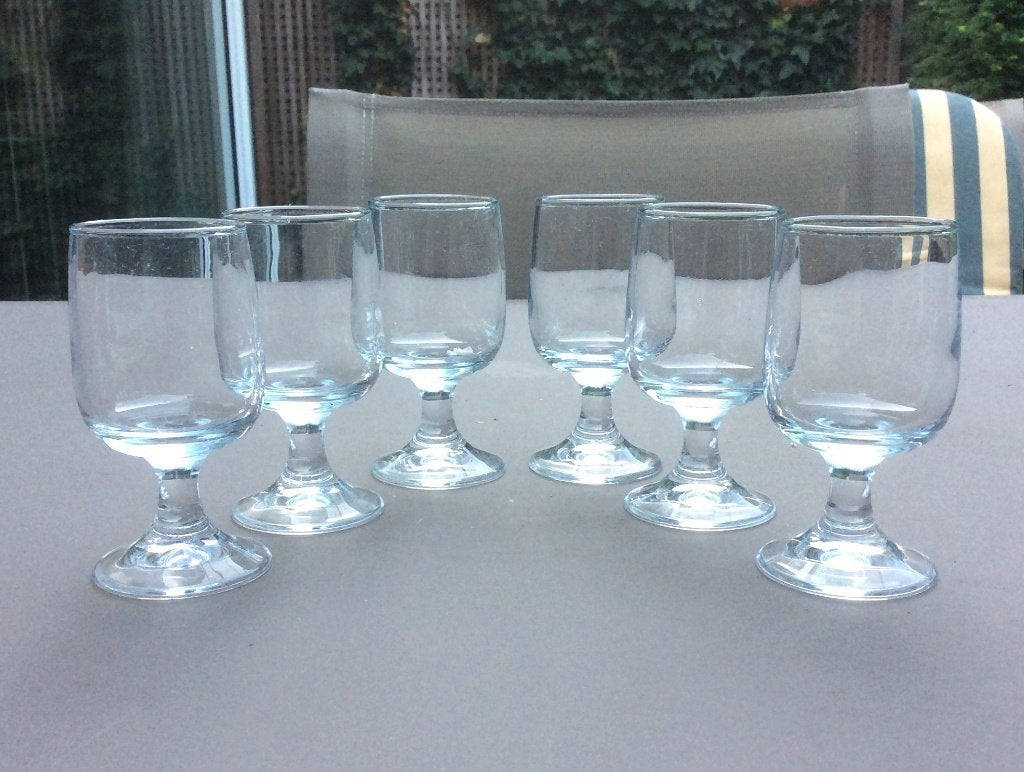 6 verres à liqueur ou à liqueur avec grande base 40 ml, Enlèvement ou Envoi, Comme neuf, Verres et Verres à shot