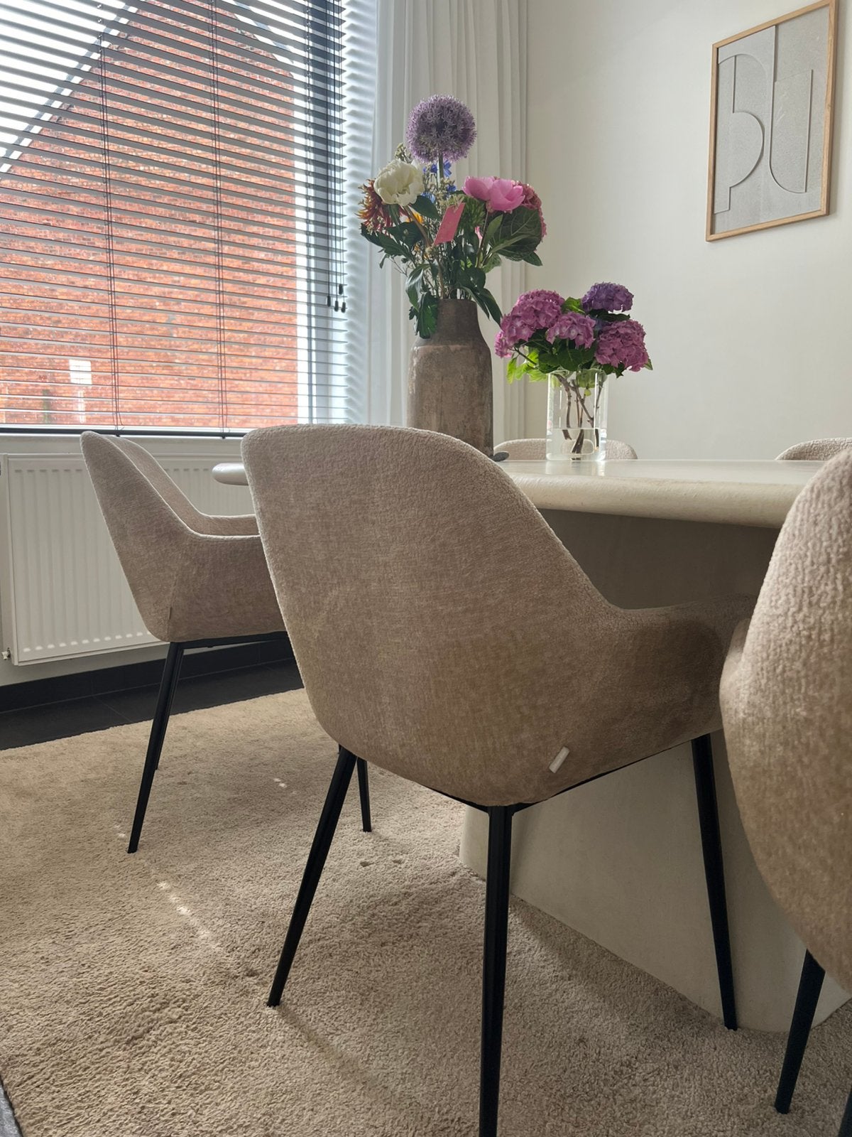 Stoelen 6 stuks, Huis en Inrichting, Ophalen, Zo goed als nieuw, Stof