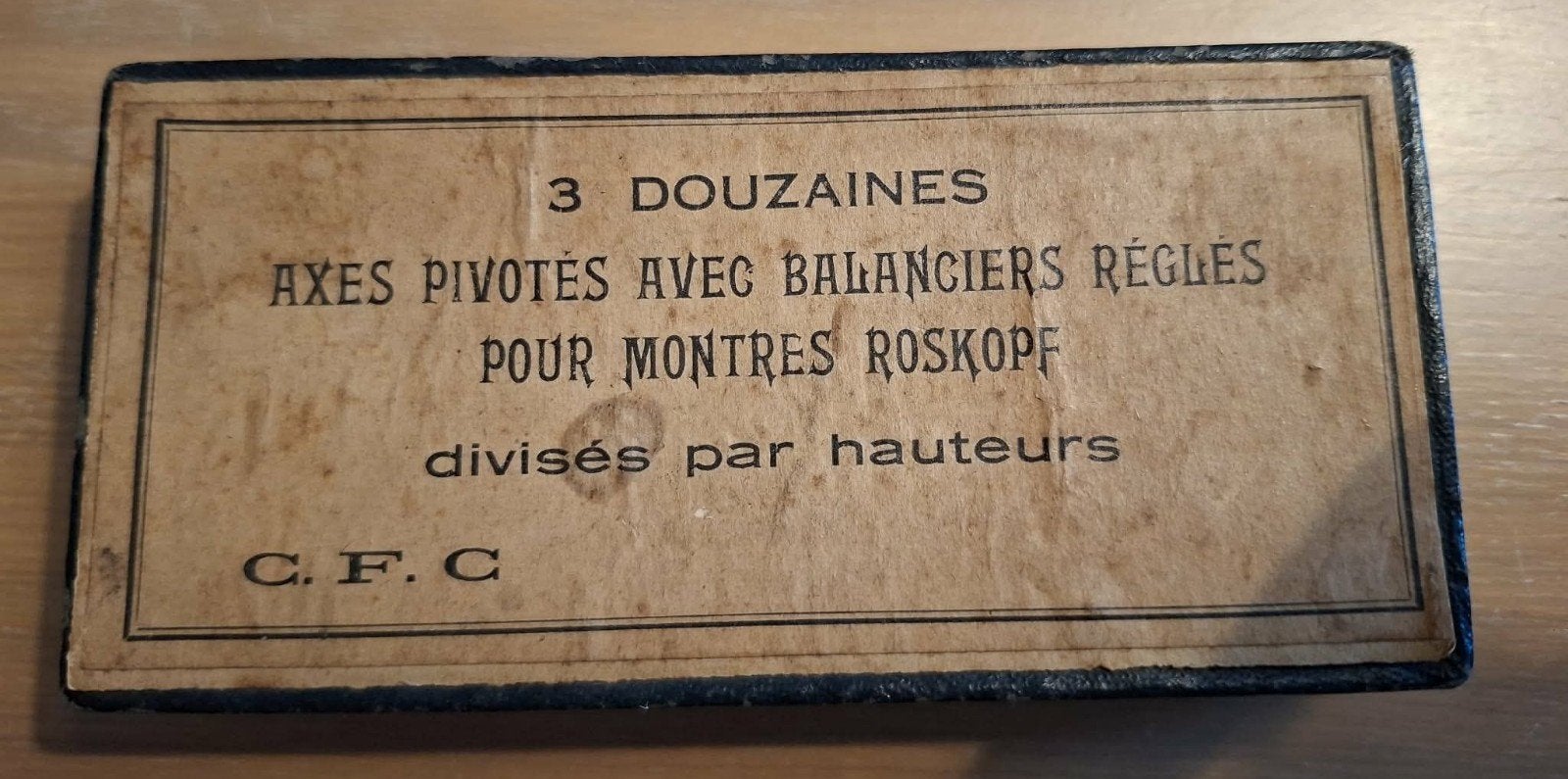Originele Roskopf balans compleet, Ophalen