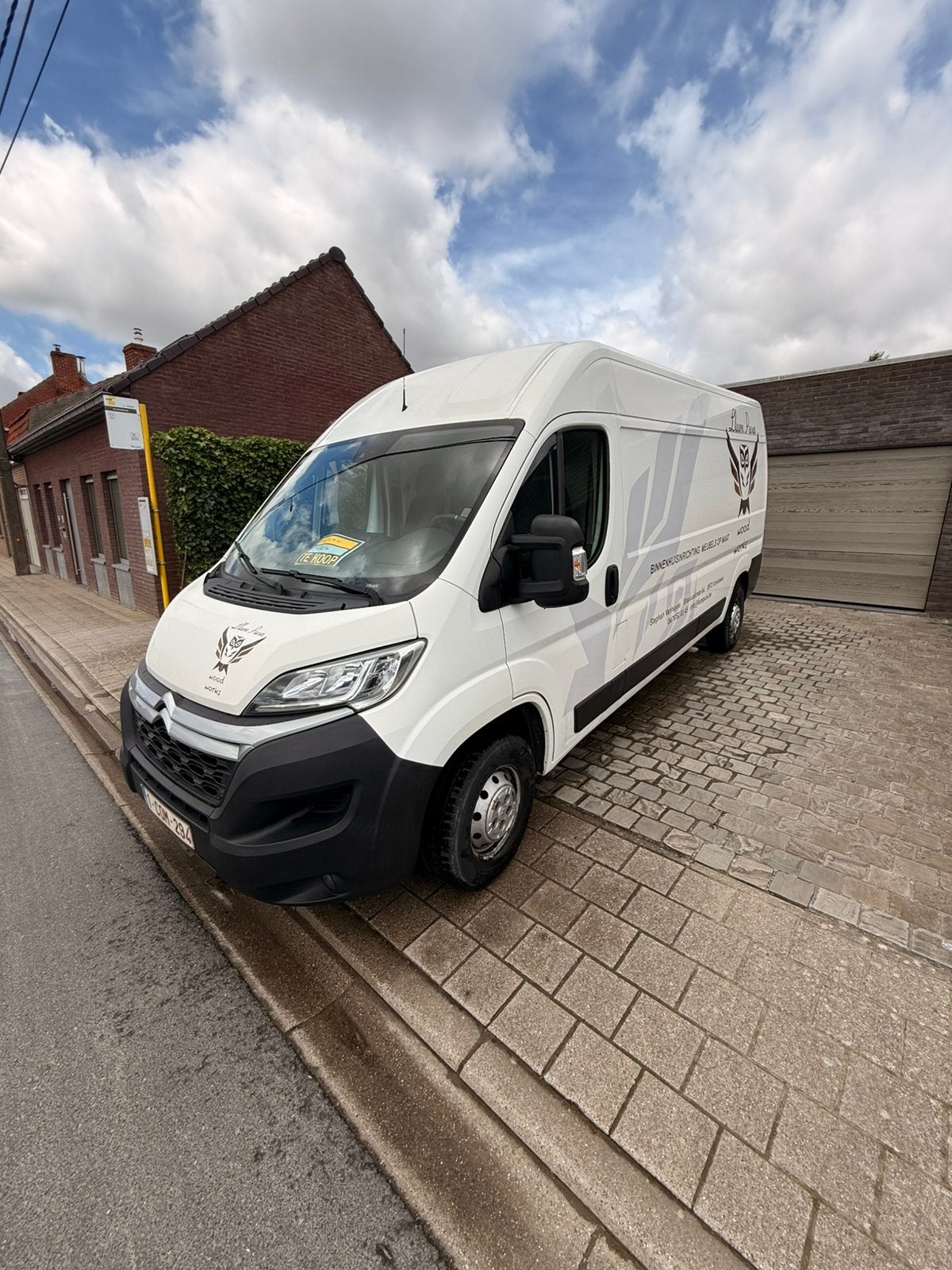 Citroen jumper L3H2, Voorwielaandrijving, Stof, Citroën, Wit