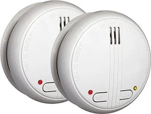 Flamingo FA21RF koppelbare rookmelders, Doe-het-zelf en Bouw, Alarmsystemen, Gebruikt, Detector, Sensor of Melder, Rook, Draadloos