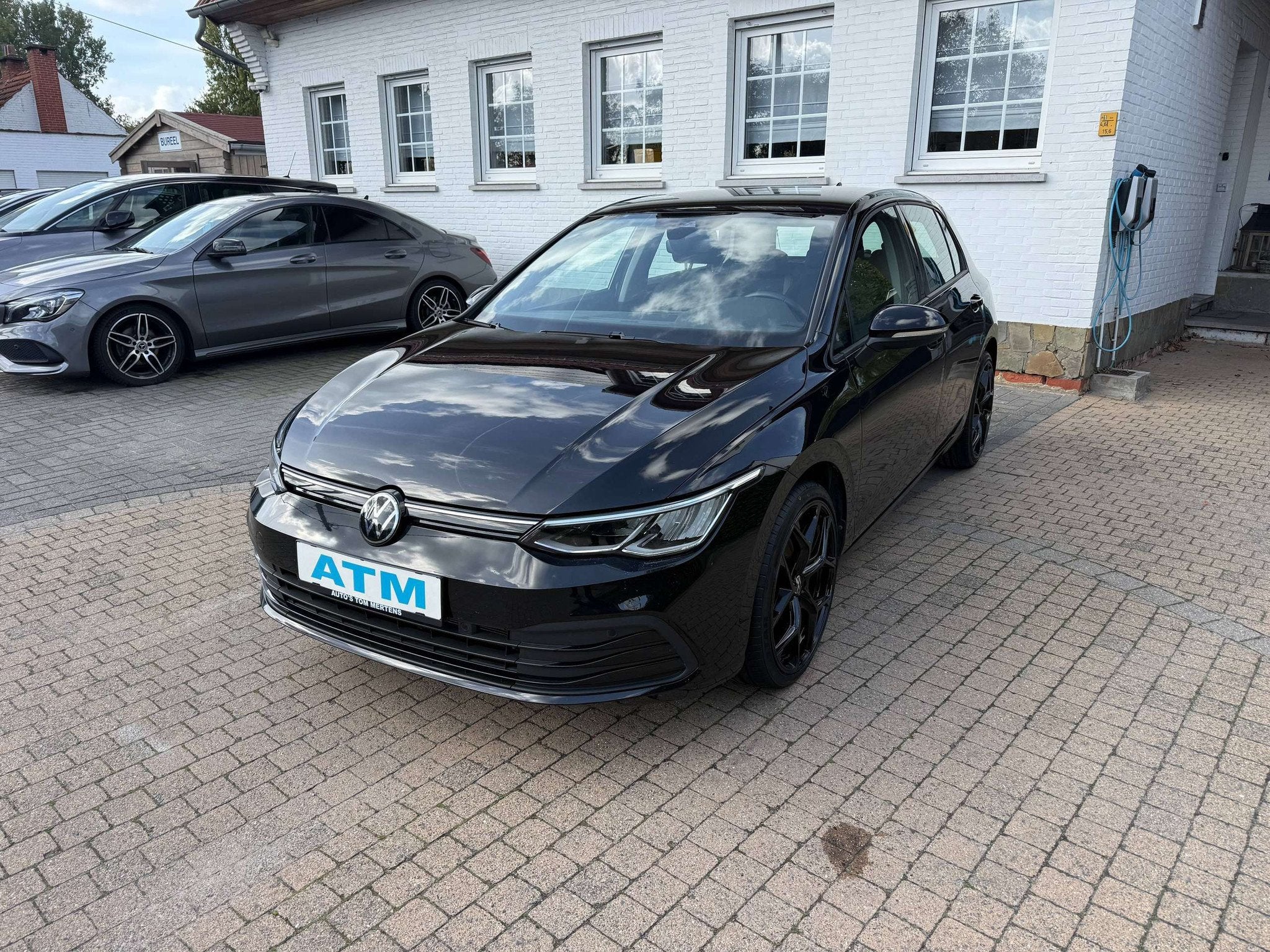 Volkswagen Golf Golf 1.0 eTSI Life OPF DSG/Navi/ACC/Lane-sid, Auto's, Stof, Gebruikt, Zwart, Bedrijf