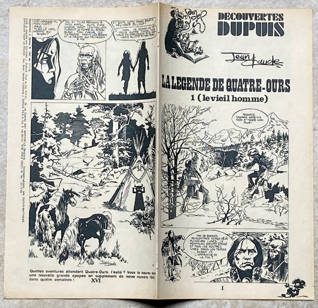 1944 - LA LEGENDE DES 4 OURS N1 - Jean-Claude 17-7-75, Une BD, Enlèvement ou Envoi, Comme neuf