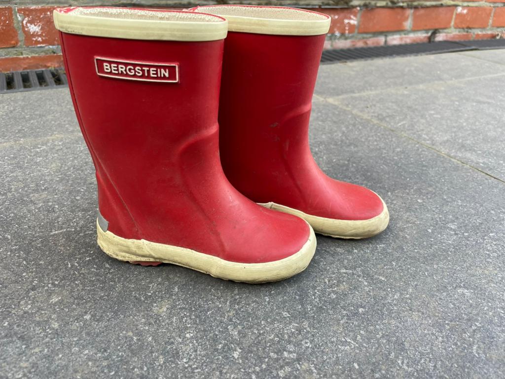 Bergstein regenlaarsjes maat 23, Comme neuf, Enlèvement, Bottes, Garçon ou Fille