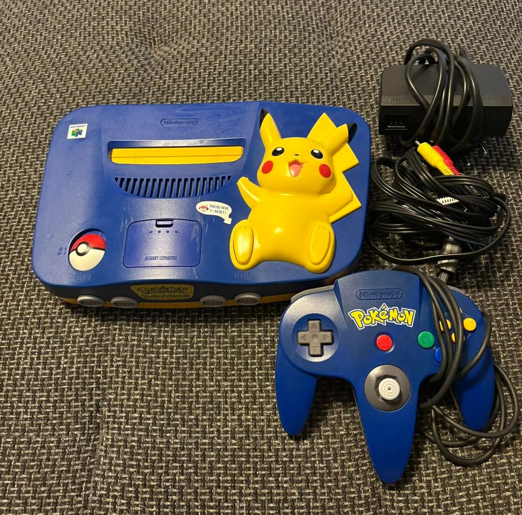 Nintendo, 64 Pokémon, Consoles de jeu & Jeux vidéo, Consoles de jeu | Nintendo 64, Comme neuf, Enlèvement ou Envoi