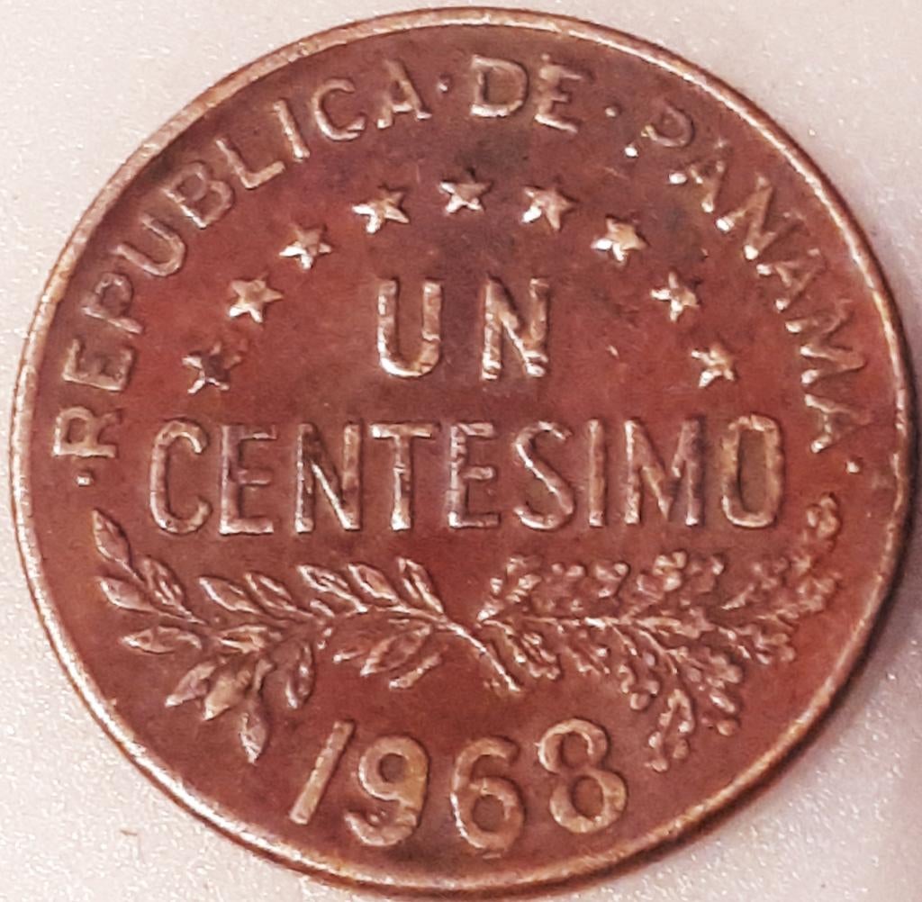 PANAMA : UN CENTESIMO 1968 KM 22, Envoi, Amérique centrale, Monnaie en vrac