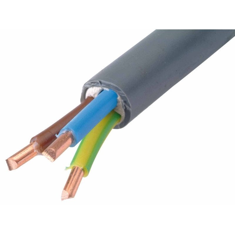 câble électrique XVB 3g4 mm² - 7 mètres à vendre, Bricolage & Construction, Enlèvement, Utilisé, Câble ou Fil électrique