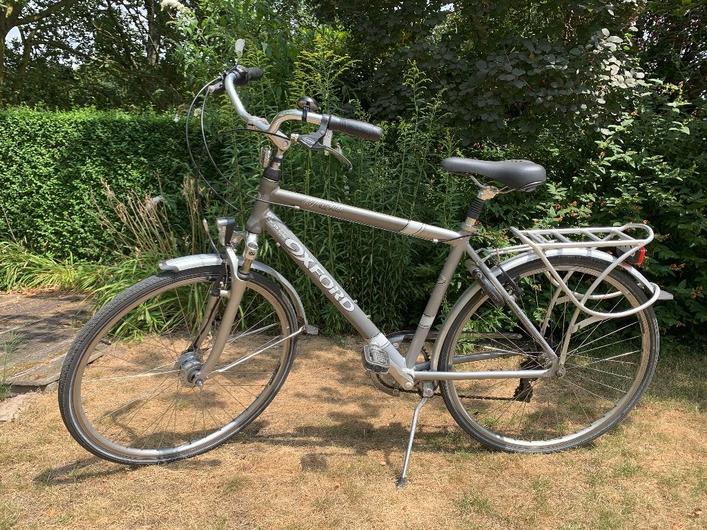 Herenfiets - Oxford, Gebruikt, Velgrem, Versnellingen, 49 tot 53 cm