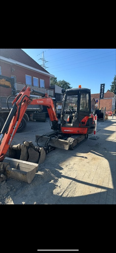 Graafmachine 3,5T te huur Kubota, Ophalen, Graafmachine