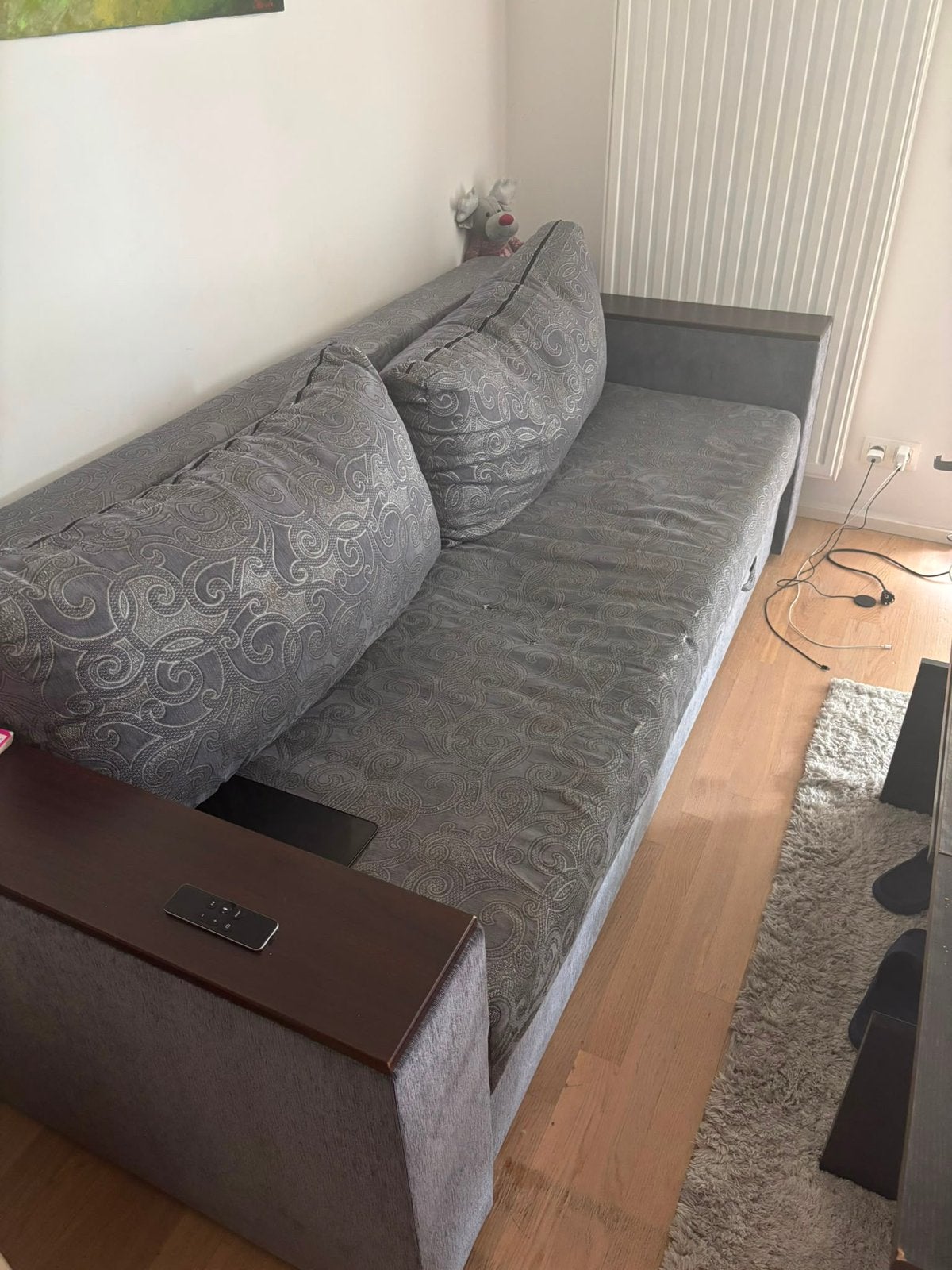 Canapé pliable gratuit — dommage mineur, Autres dimensions, 100 à 125 cm, 200 à 250 cm, Banc droit