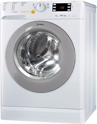 Lave linge séchant Indesit, 1200 à 1600 tours, 6 à 8 kg, Programme court, Enlèvement