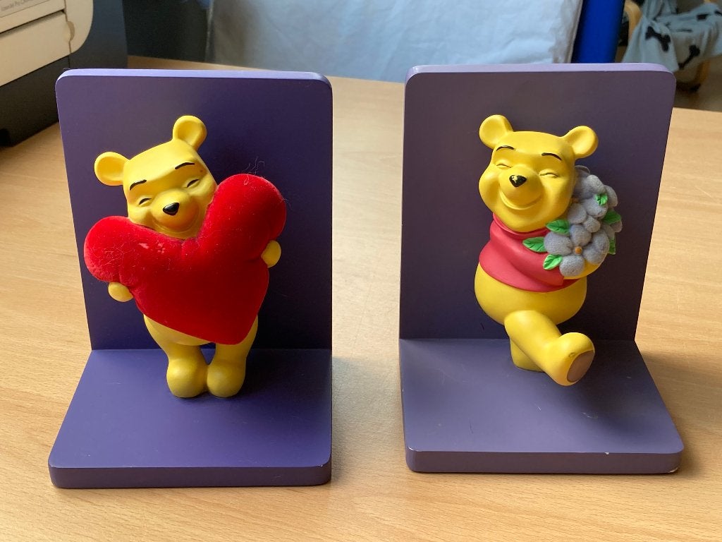 Winnie the Pooh boekensteun, Verzamelen, Ophalen of Verzenden, Winnie de Poeh of vrienden, Gebruikt, Beeldje of Figuurtje