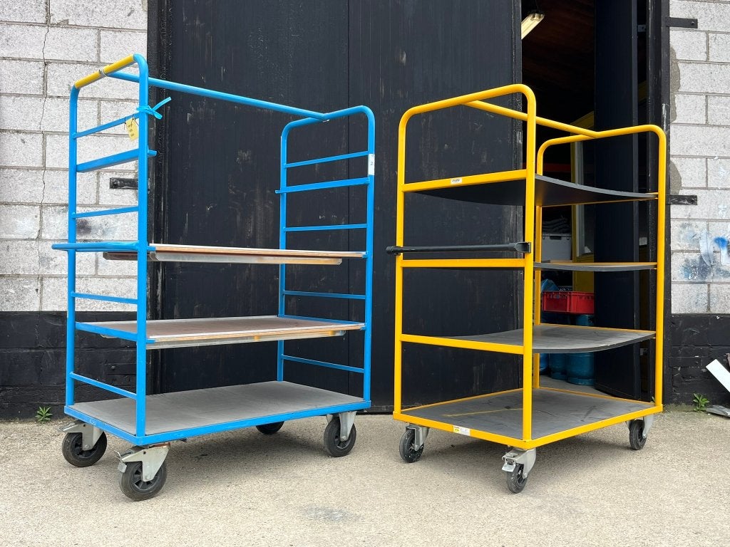 Fetra / Quipo Magazijnkar / Etagekar, Doe-het-zelf en Bouw, Ophalen of Verzenden, Gebruikt, Transportkar