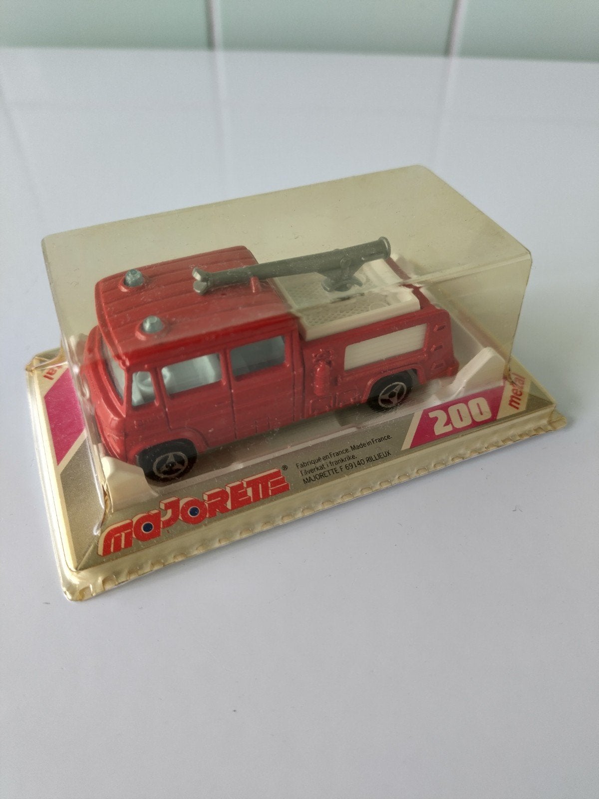 Vintage Majorette Mercedes Truck AFHALING LEES BESCHRIJVING, Enlèvement, Neuf, Voiture, Majorette