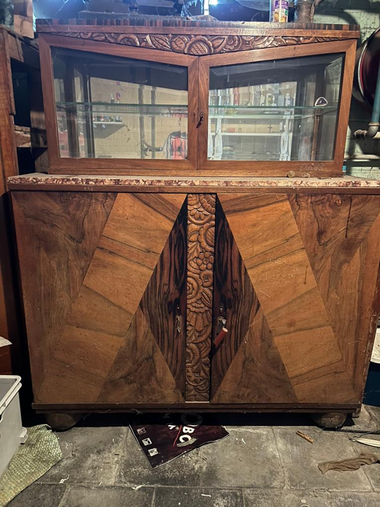 Prachtige Art Deco kast – jaren 30, Ophalen