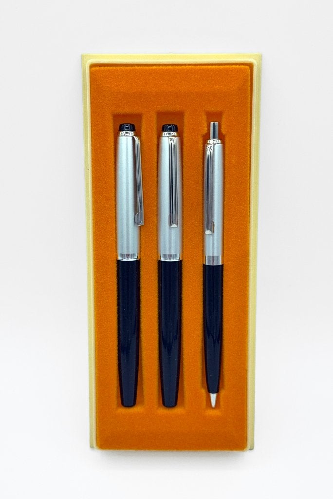 Vintage schrijfset / pennenset uit de jaren 1970, Ophalen of Verzenden, Gebruikt