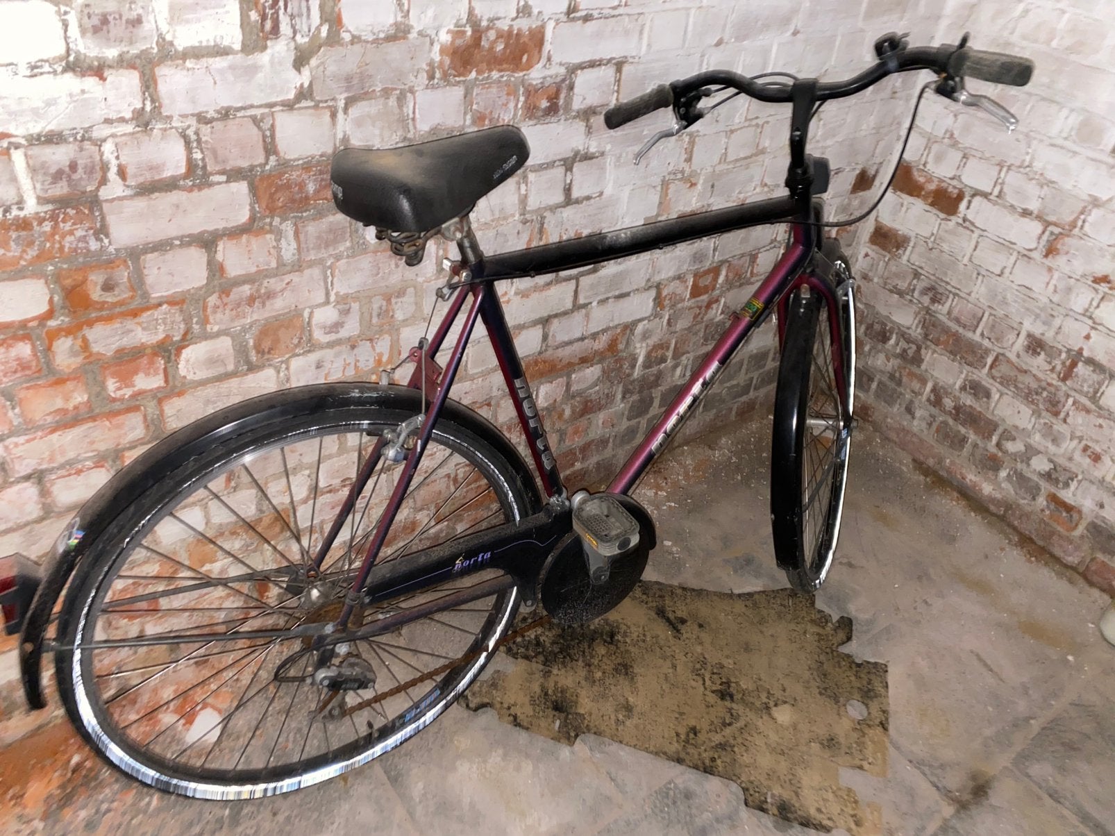 Norta Herenfiets, Minder dan 10 versnellingen, Gebruikt, Velgrem, Ophalen