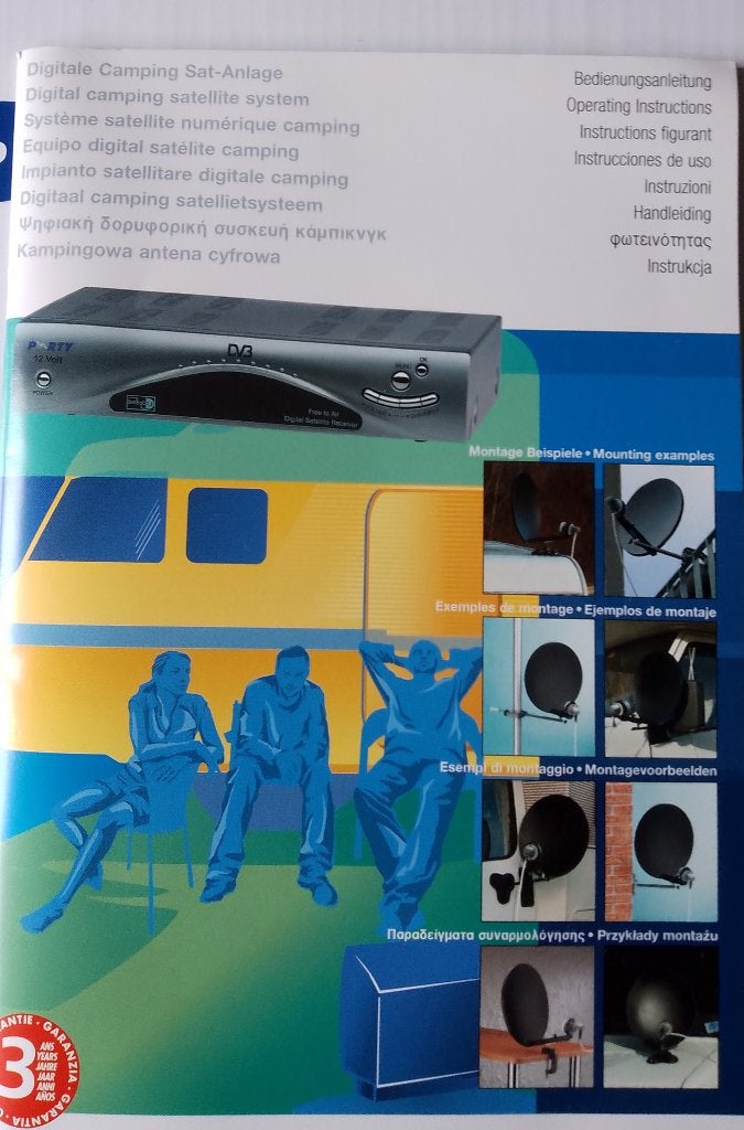 Valise Parabole Camping 12V Porty - Kit complet, Audio, Tv en Foto, Schotelantennes, Ophalen, Nieuw, (Schotel)antenne-accessoires