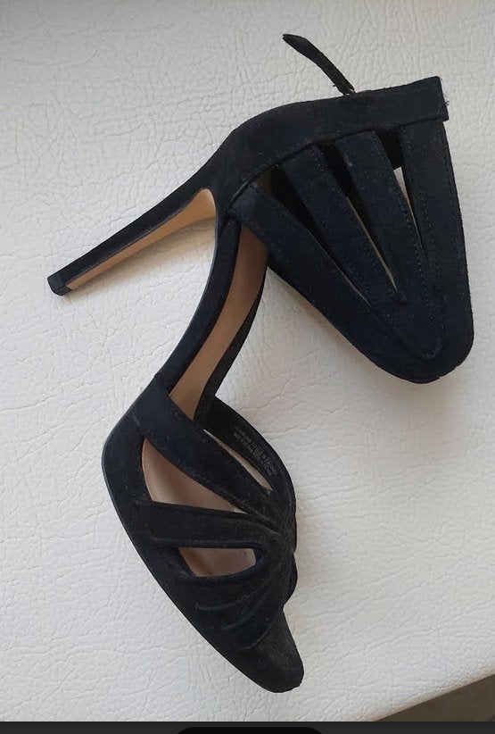 sandales - stiletto - noires - ZARA - taille 39, Vêtements | Femmes, Chaussures à haut talons, Comme neuf, Enlèvement, Noir