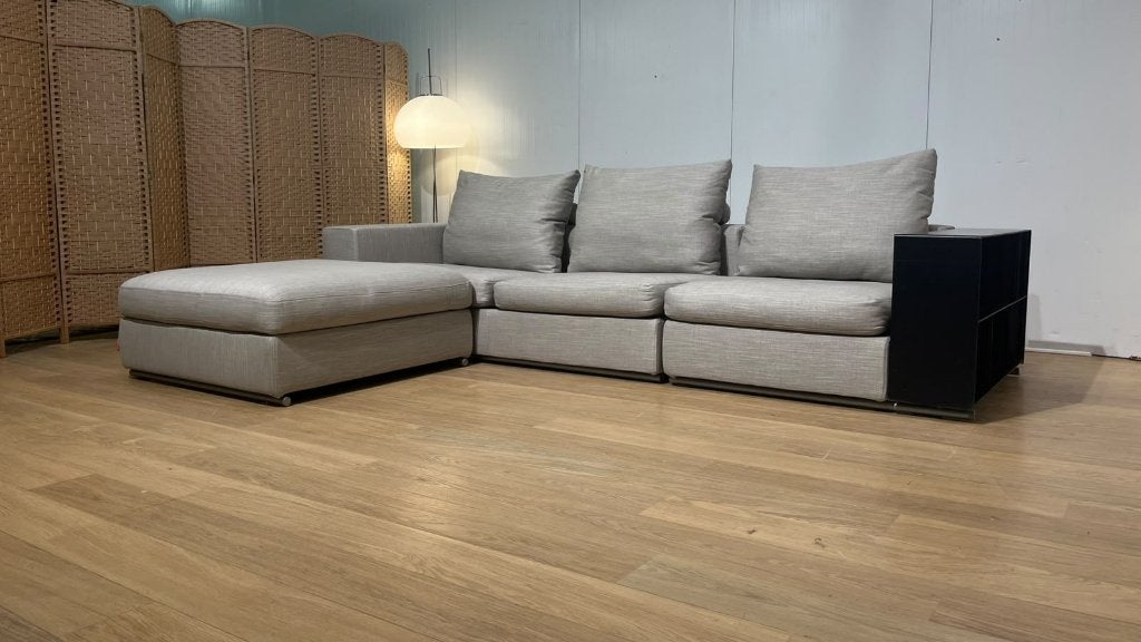 NIEUW Flexform Groundpiece Hoekbank NP €25.000 + GARANTIE, Maison & Meubles, Canapés | Salons, Neuf, Quatre personnes ou plus
