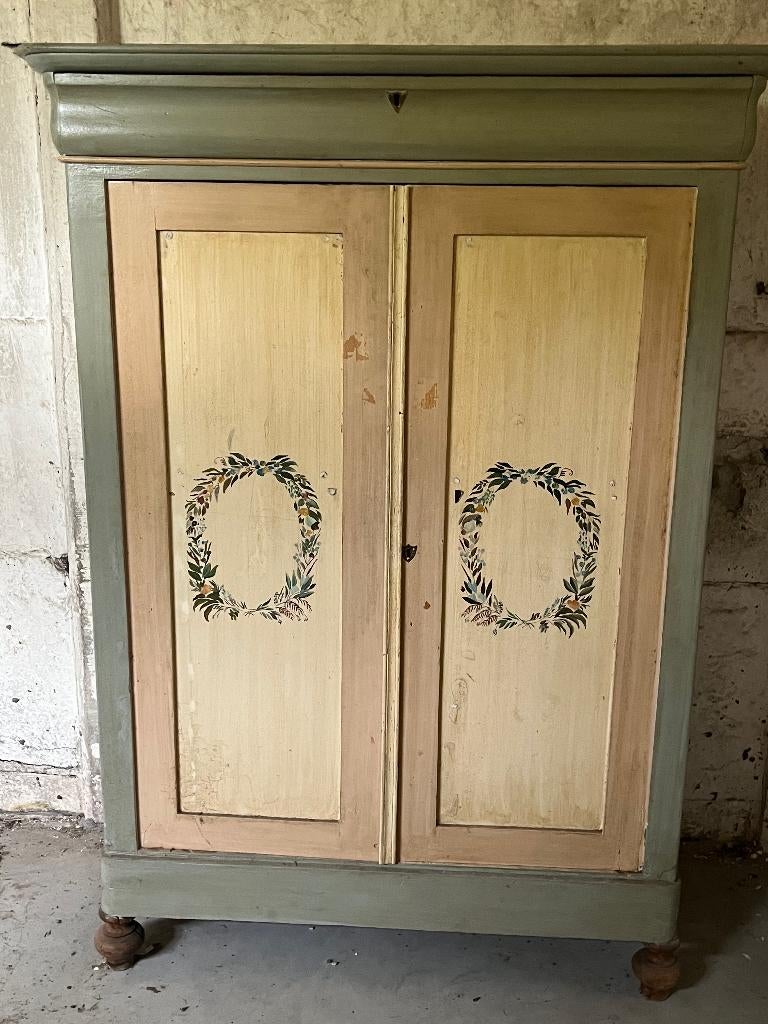 Garderobe in Oostenrijkse stijl, Antiek en Kunst, Antiek | Meubels | Kasten, Ophalen