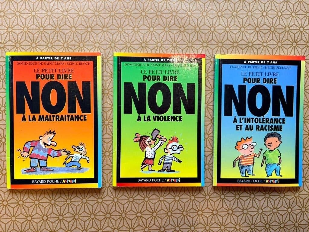 Lot de 3 livres — violence, maltraitance et racisme, Enlèvement, Utilisé, Non-fiction
