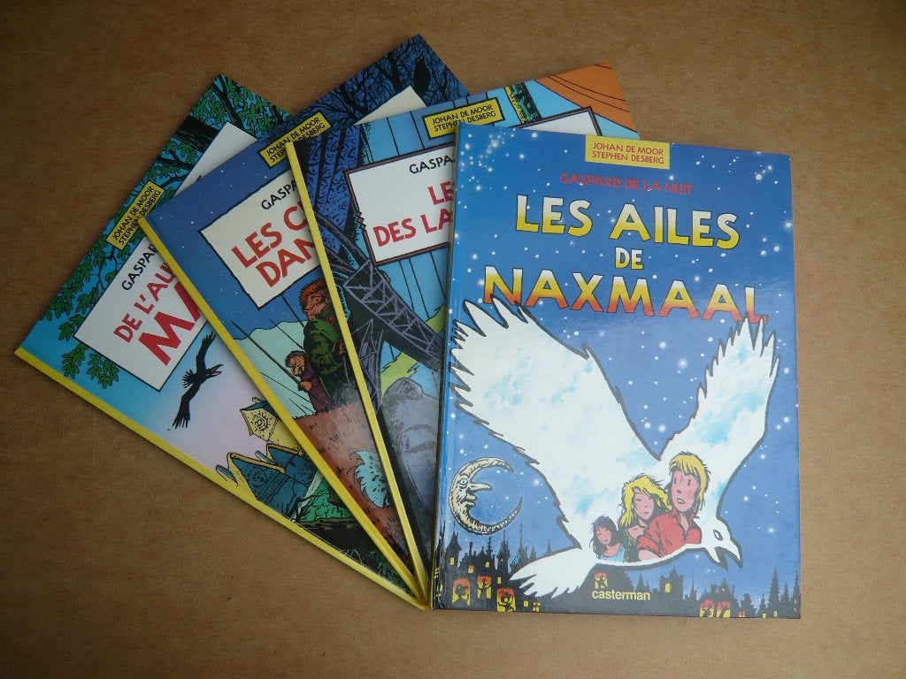 Bd GASPARD DE LA NUIT tomes 1 à 4 (EO ttbe) de DE MOOR, Livres, Enlèvement ou Envoi, Série complète ou Série, Utilisé, DE MOOR