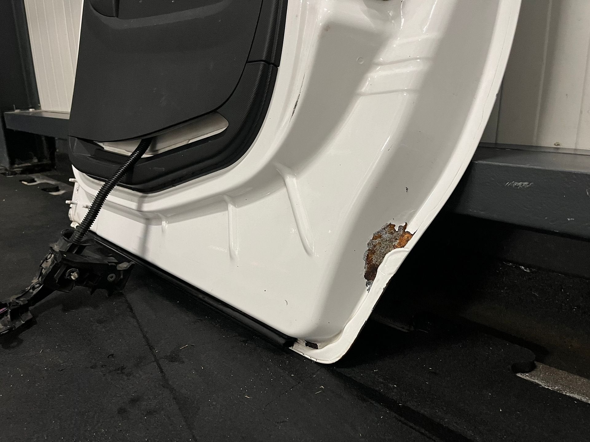 Citroen Berlingo Schuifdeur rechts wit met ruit 9006L9, Gebruikt, -, Deur, -