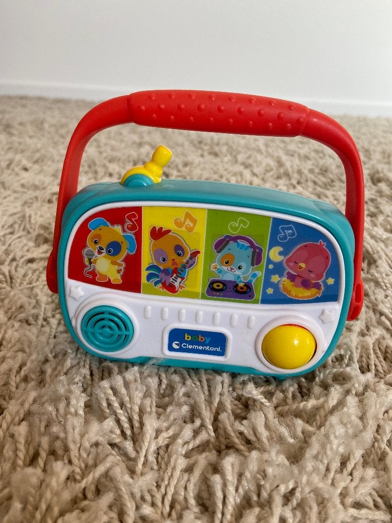 Clementoni radio & figuurtjes, Ophalen, Zo goed als nieuw